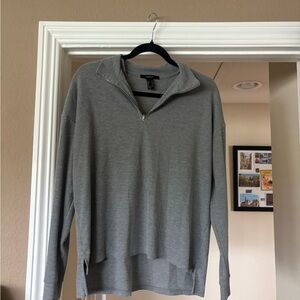 Forever 21 Men's Zip Up Gray Sweater